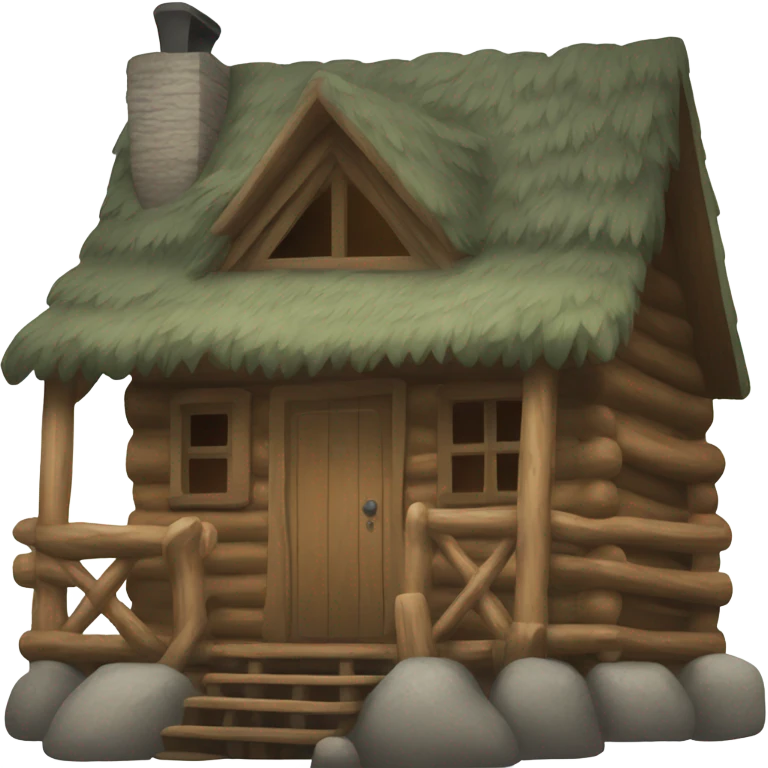 Big foot cabin emoji
