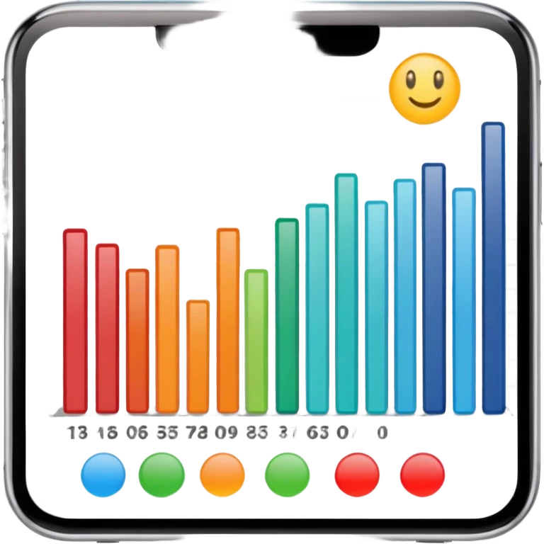 data analyze report chart no technology emoji
