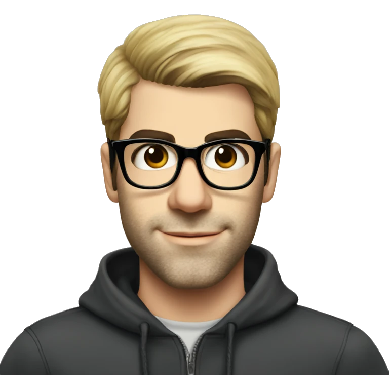 Zachary Quinto with glasses ahs emoji