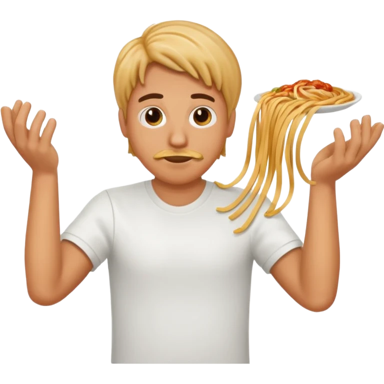 throwing spaghetti emoji