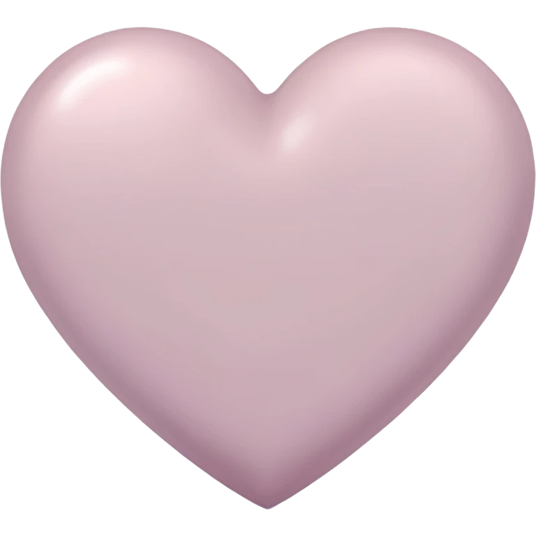 Pale mauve heart emoji