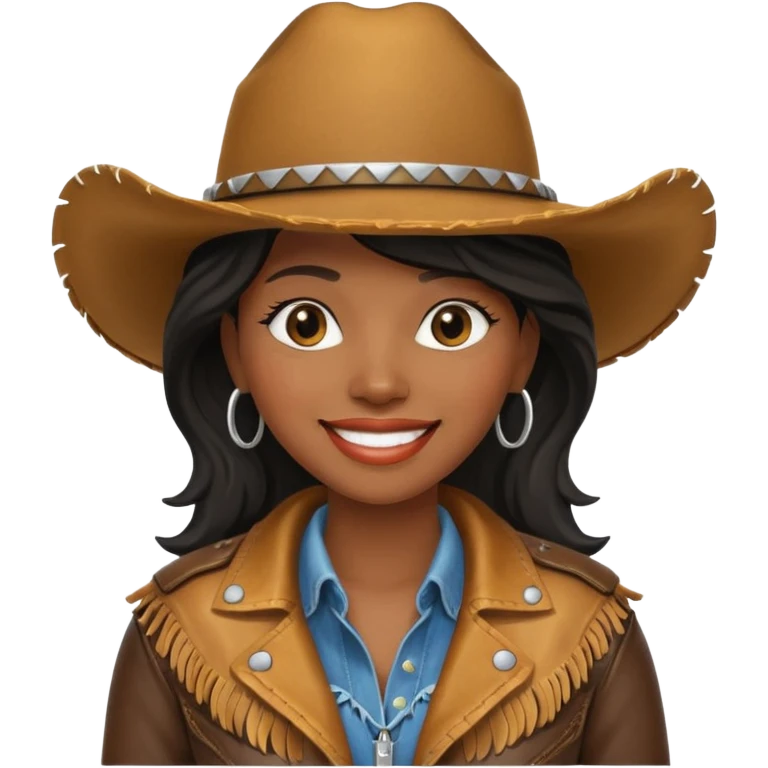 covboy black woman emoji