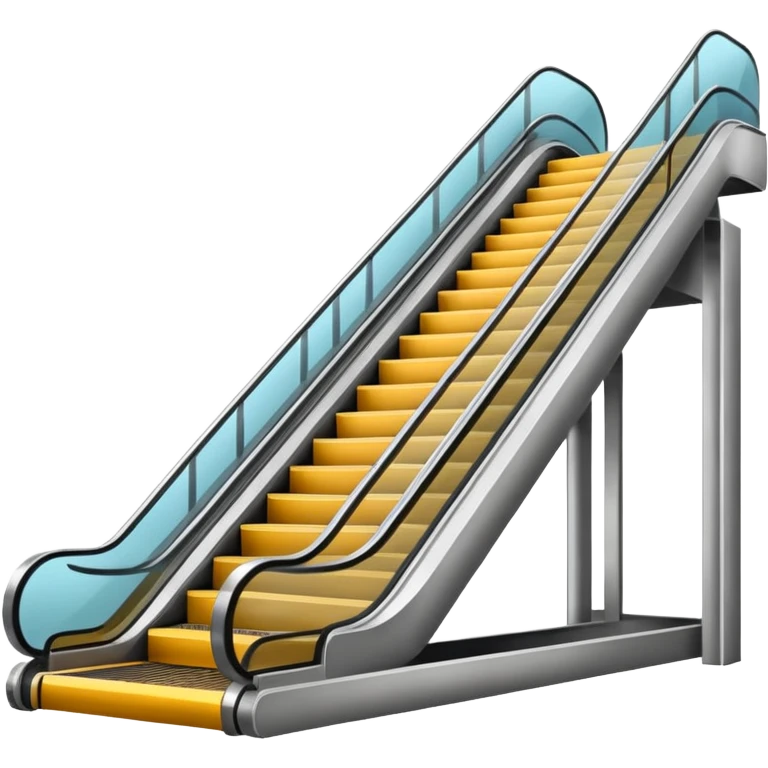 escalator sideview emoji