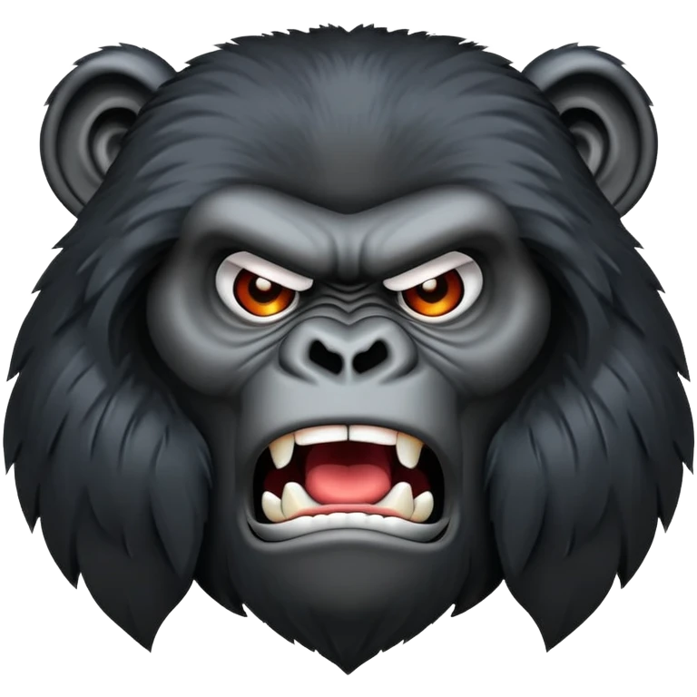 Angry gorilla emoji