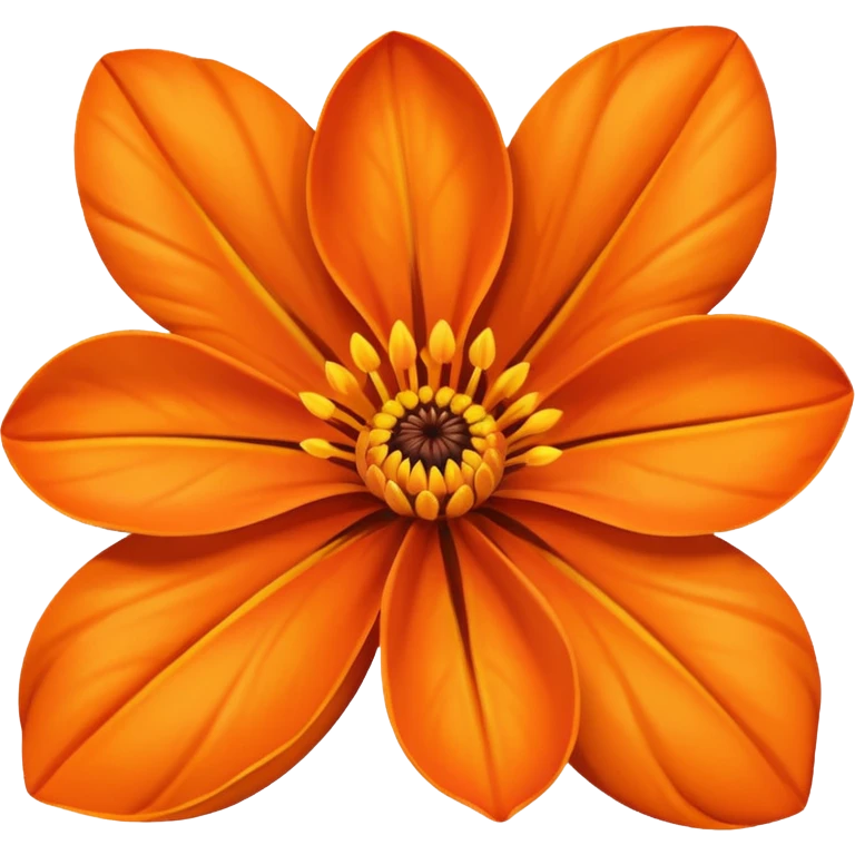 Orange flower emoji