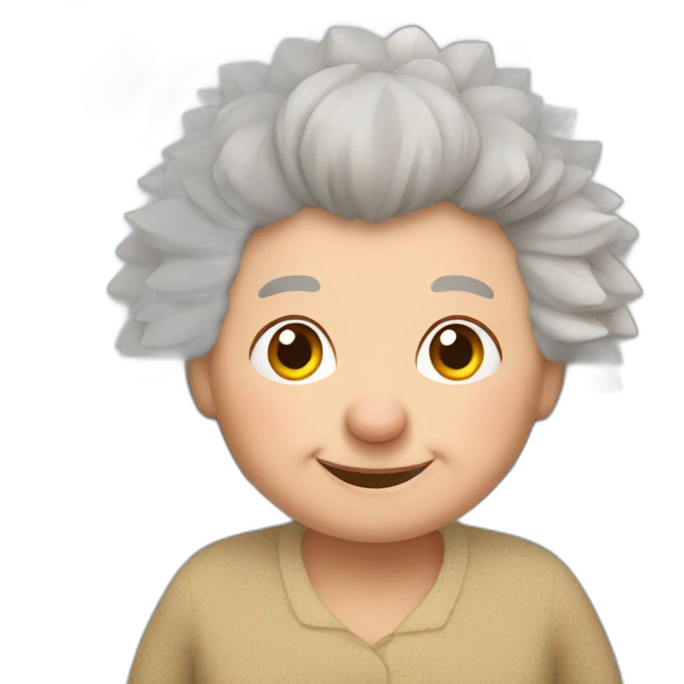 grandma hedgehog emoji