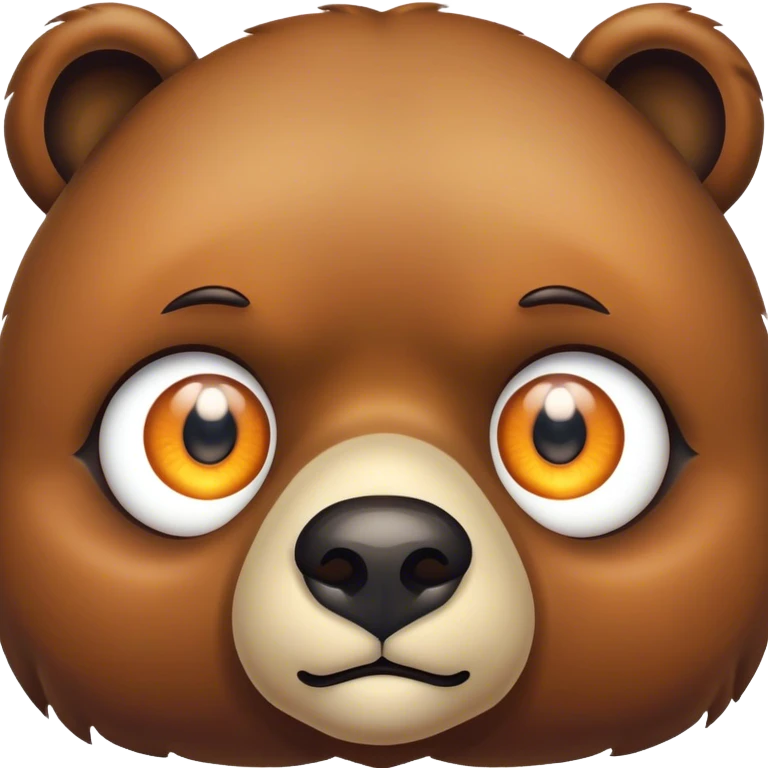 bear eyes emoji
