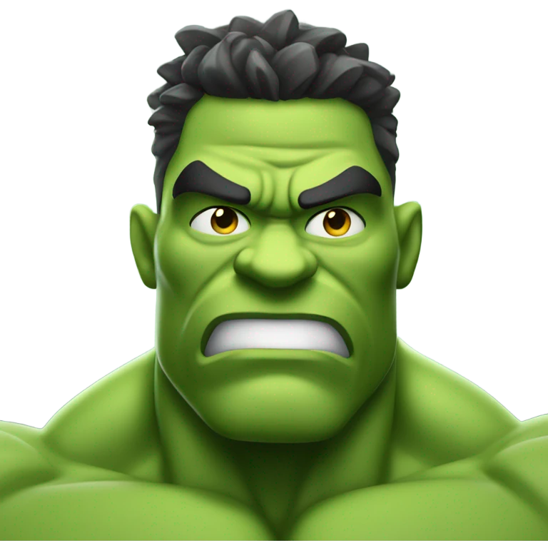 make a hulk emoji
