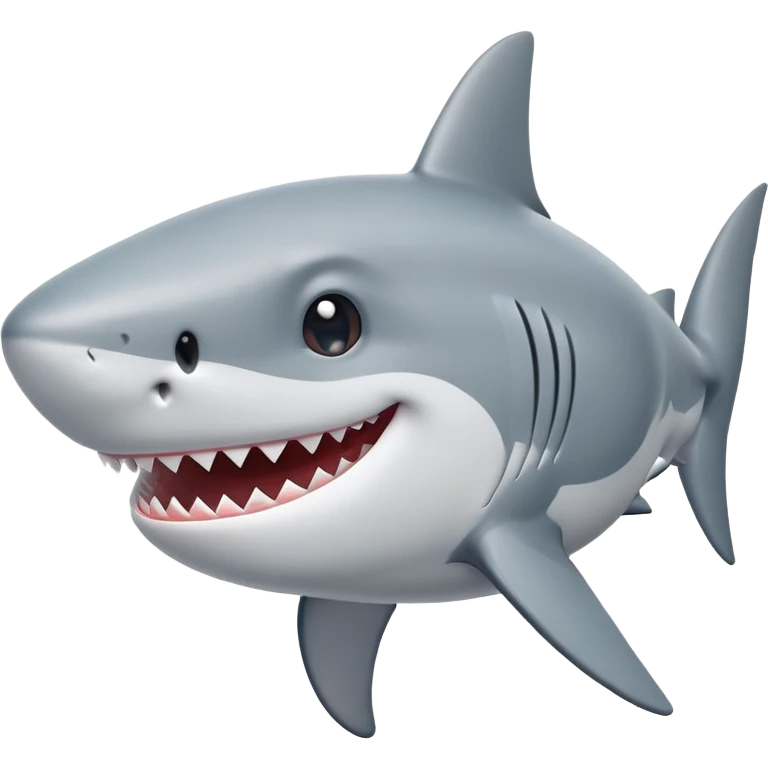 Shark cute emoji