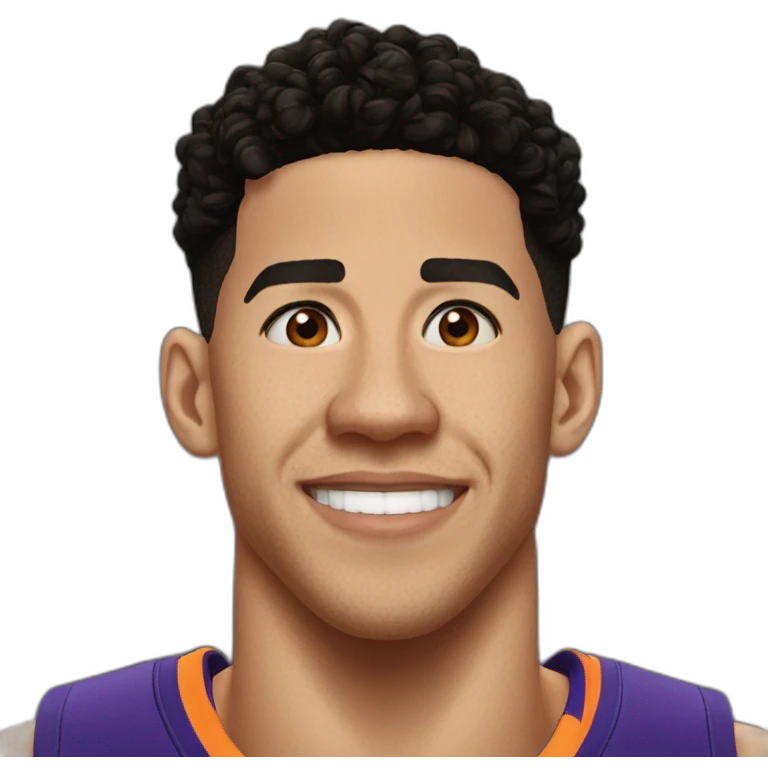 Devin Booker face emoji
