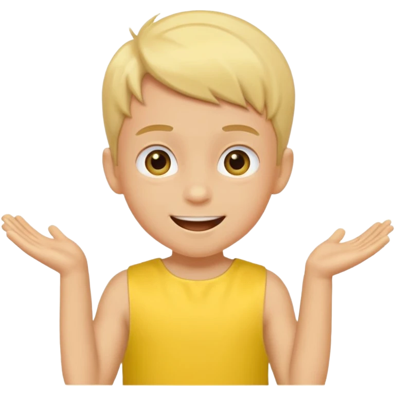 Soccer Player boy dance in yellow dress emoji
