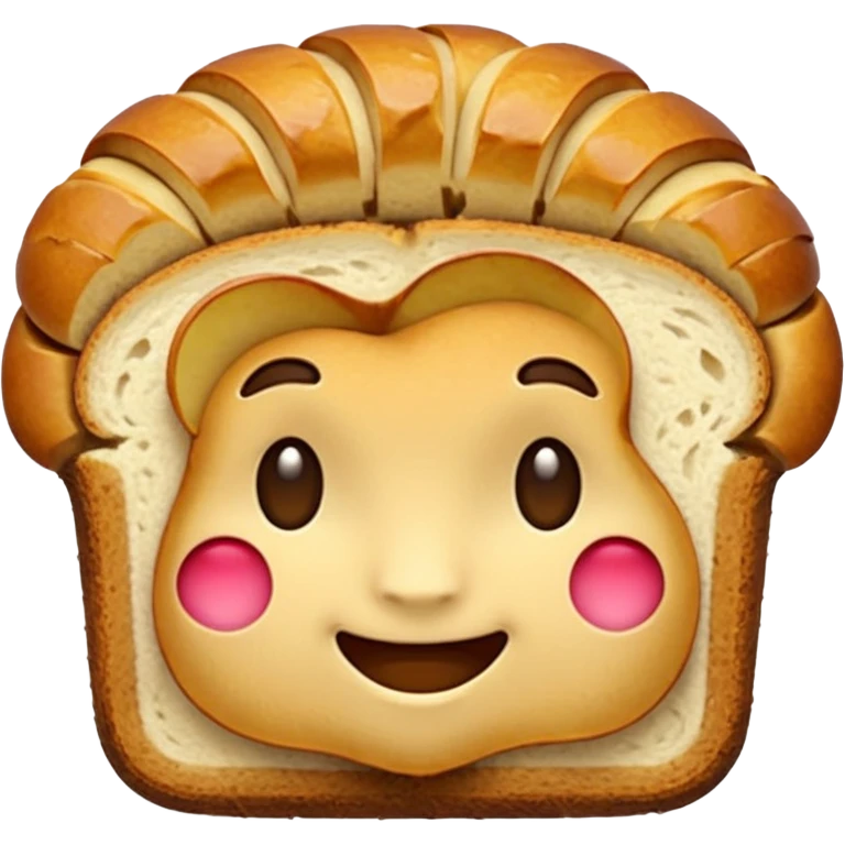 apple bread emoji style emoji