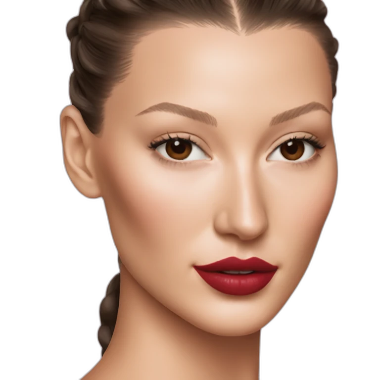 Framboise Bella hadid emoji