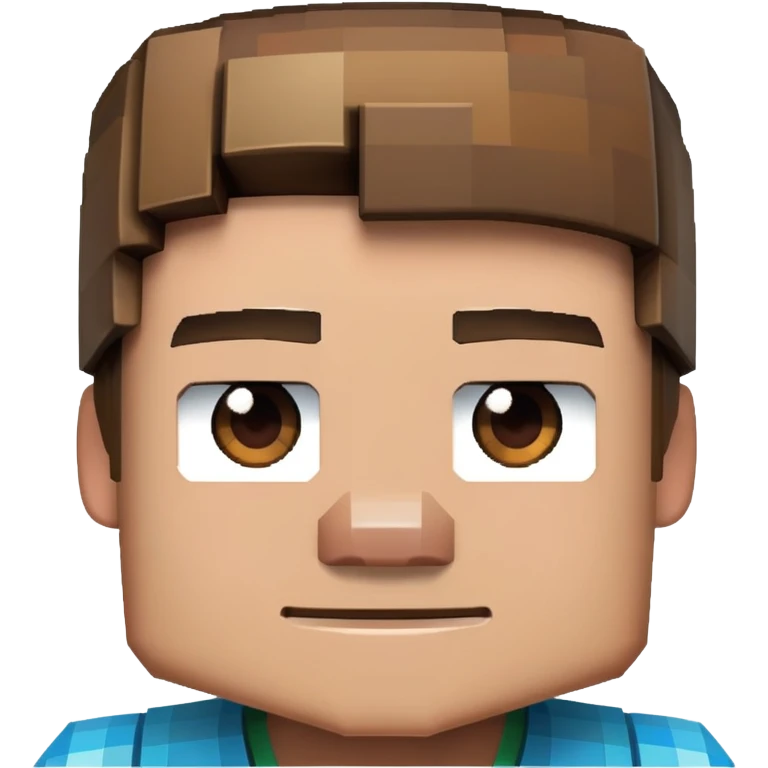 Minecraft Steve emoji