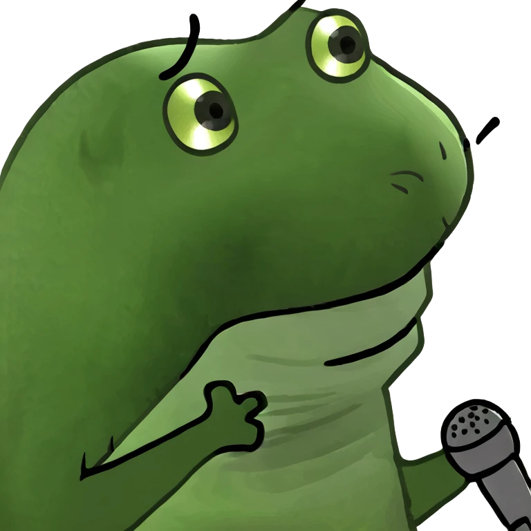 Squirrel singing emoji