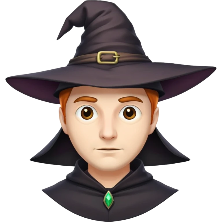 Man with witch hat emoji
