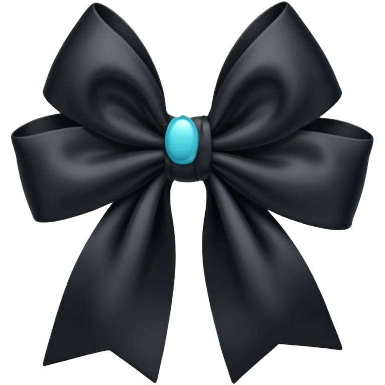 fiocco nero emoji