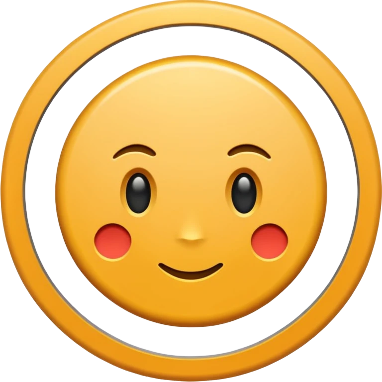 Round design emoji