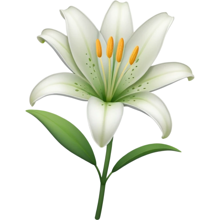 Lily flower emoji