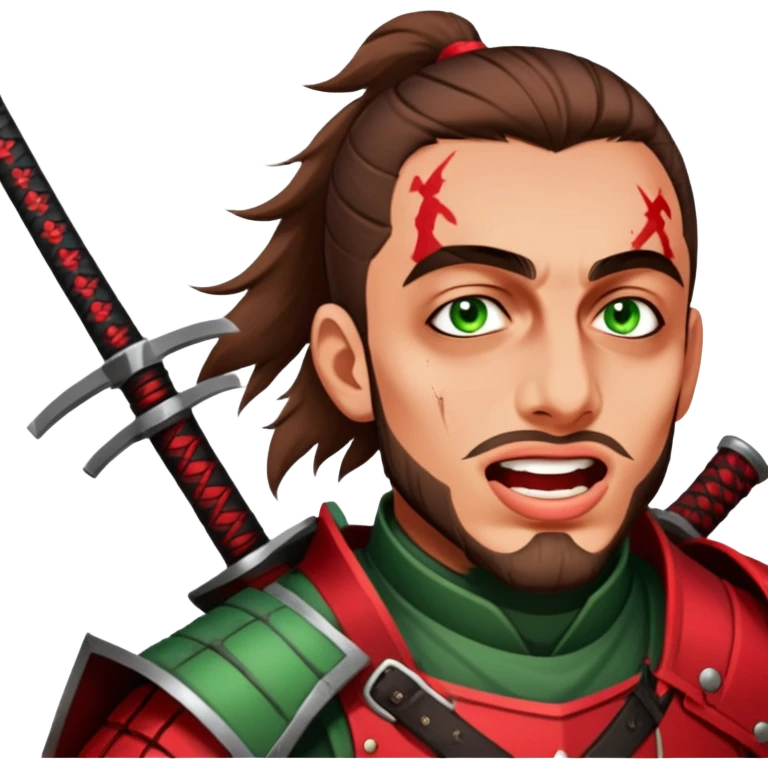 Battle-Ready Samurai emoji