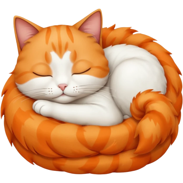 Спящий кот emoji