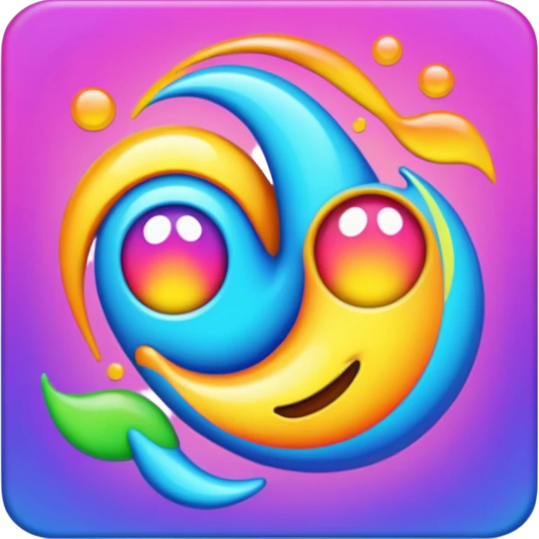 make the word "weird" with a weird and colourful font  emoji
