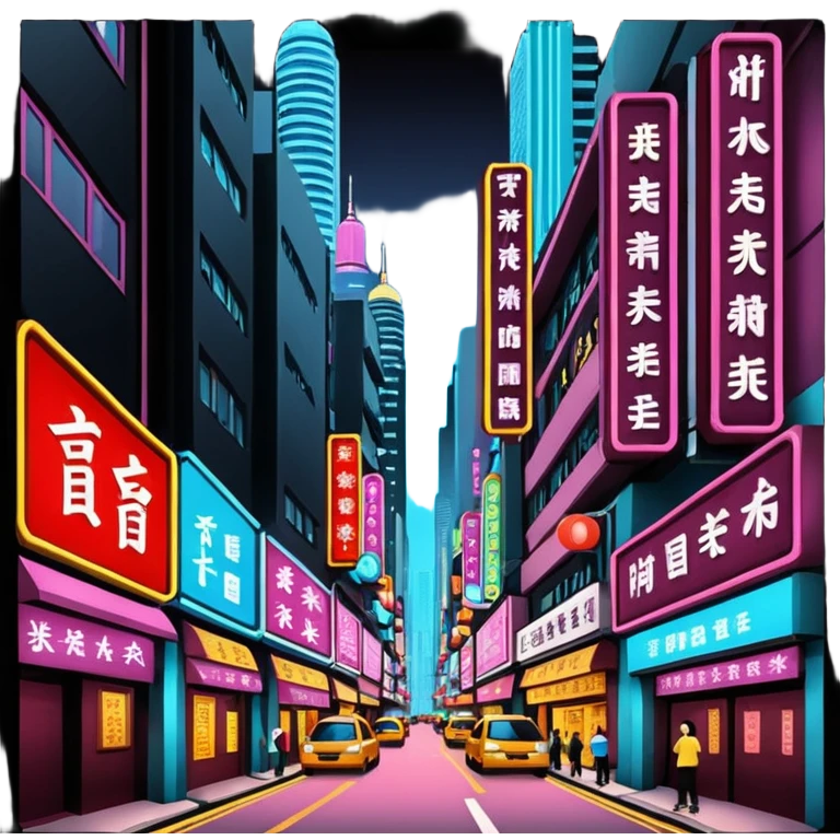 香港庙街 emoji
