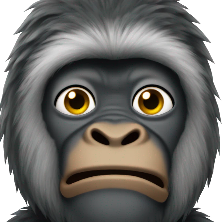 Please make me look like gorilla emoji