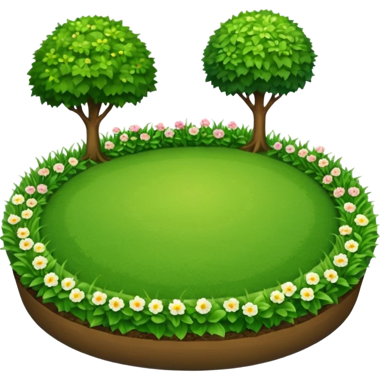 backyard grass garden emoji