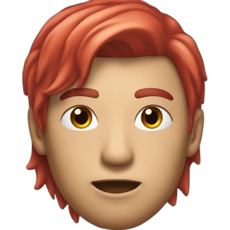 Cold heat red lightining emoji