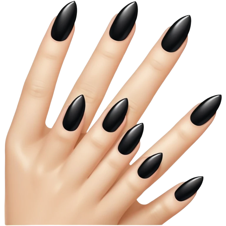 black nails emoji