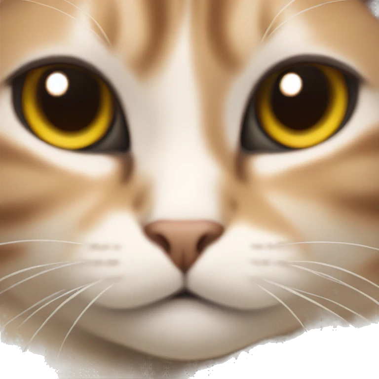 Cat snuggles  emoji
