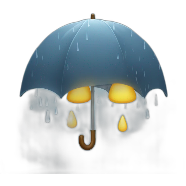 rain emoji