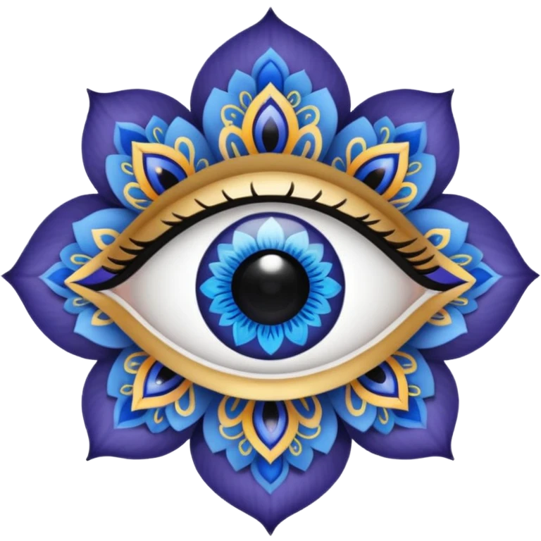 Eye with mandala emoji