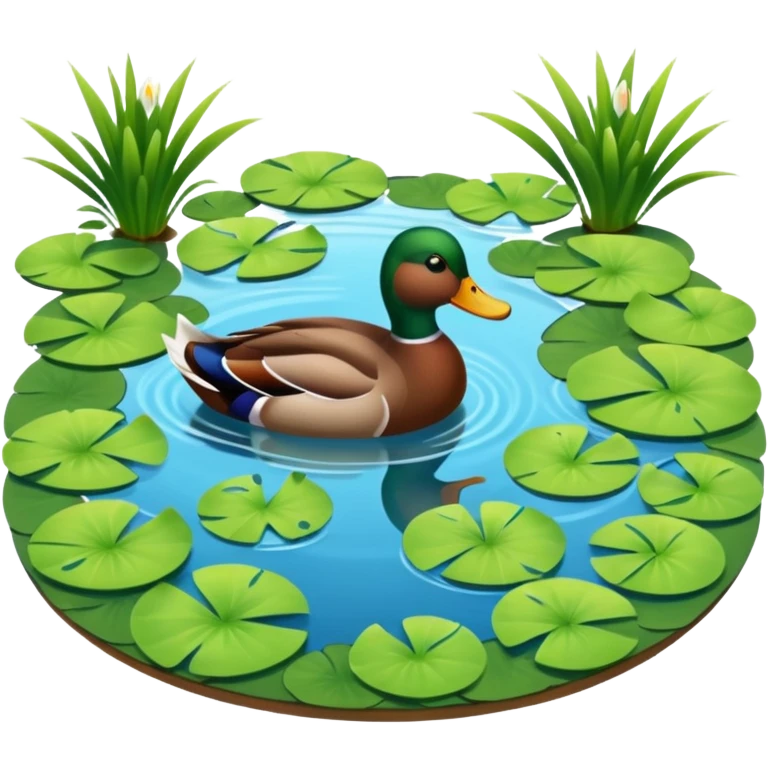 Duck pond emoji