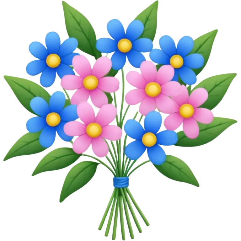 🌷💙 emoji