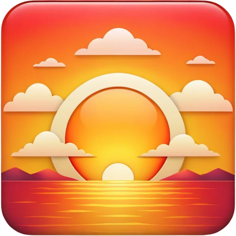 Sunset emoji