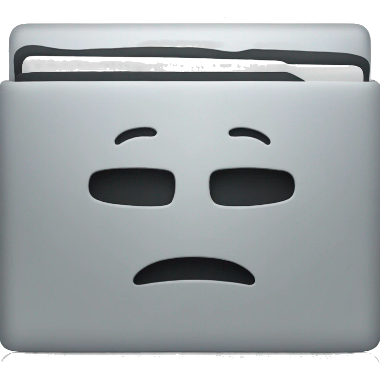 closed grey macbook emoji