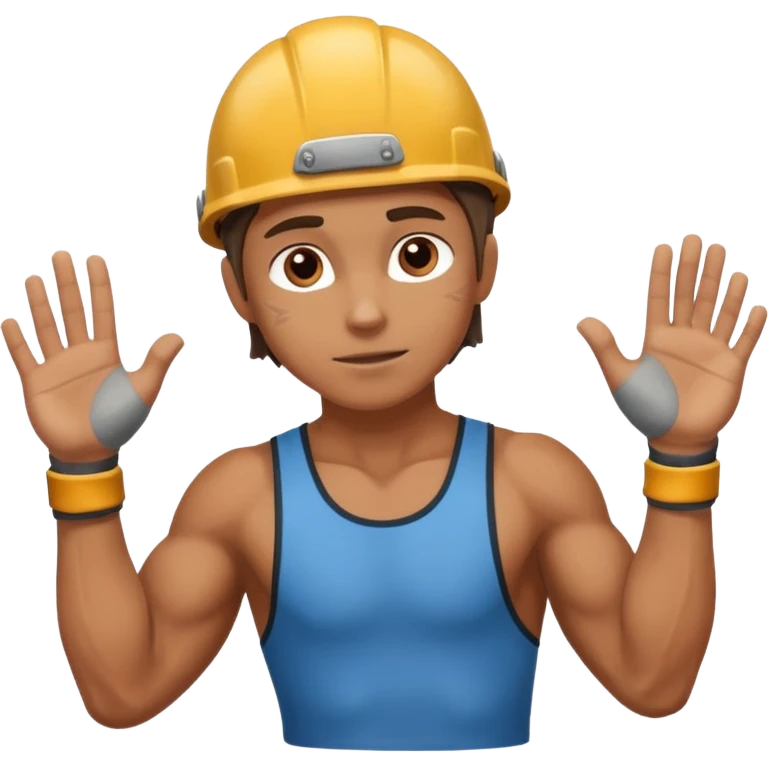 rock climber emoji