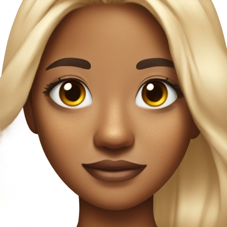 Hyperpigmentation girl from TikTok emoji