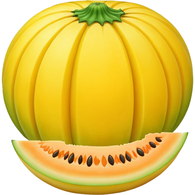 yellow melon as a whole emoji
