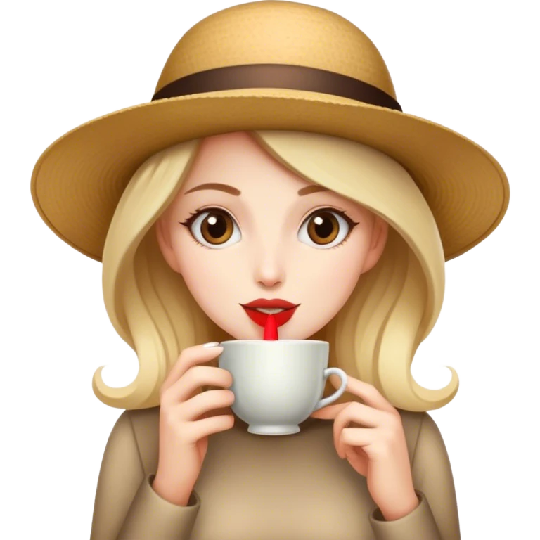 Tea-time-gossip emoji