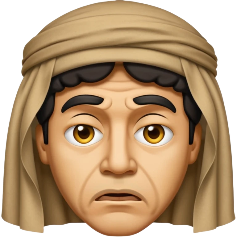 Al Khadaffi as emoji. Make him look rough and angry. emoji