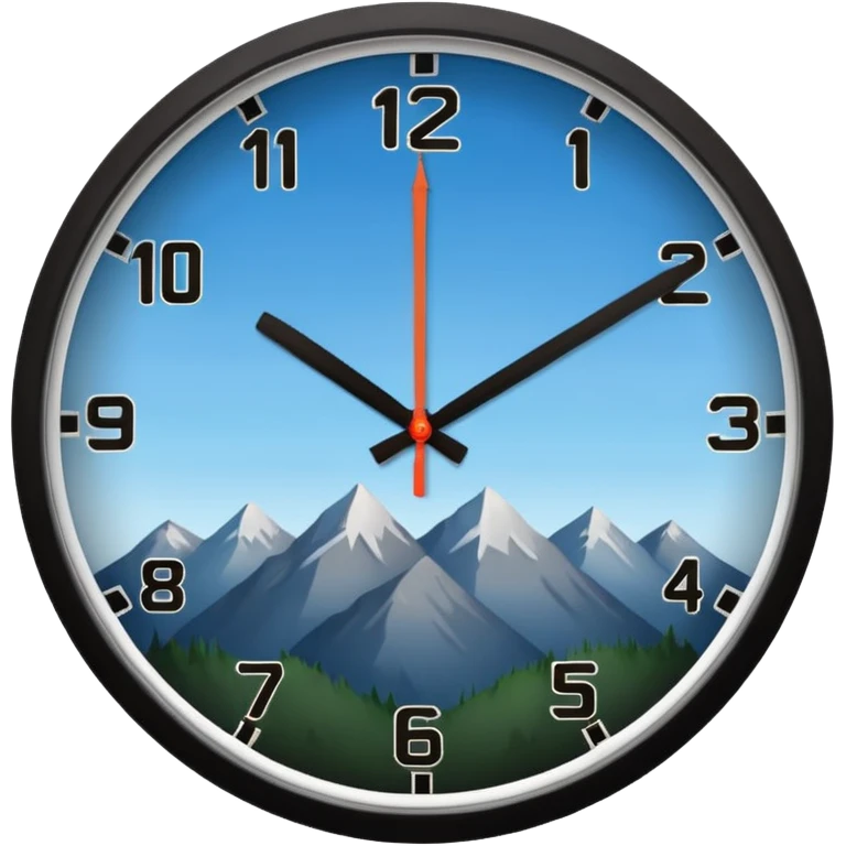 mountain standard time (MST) emoji