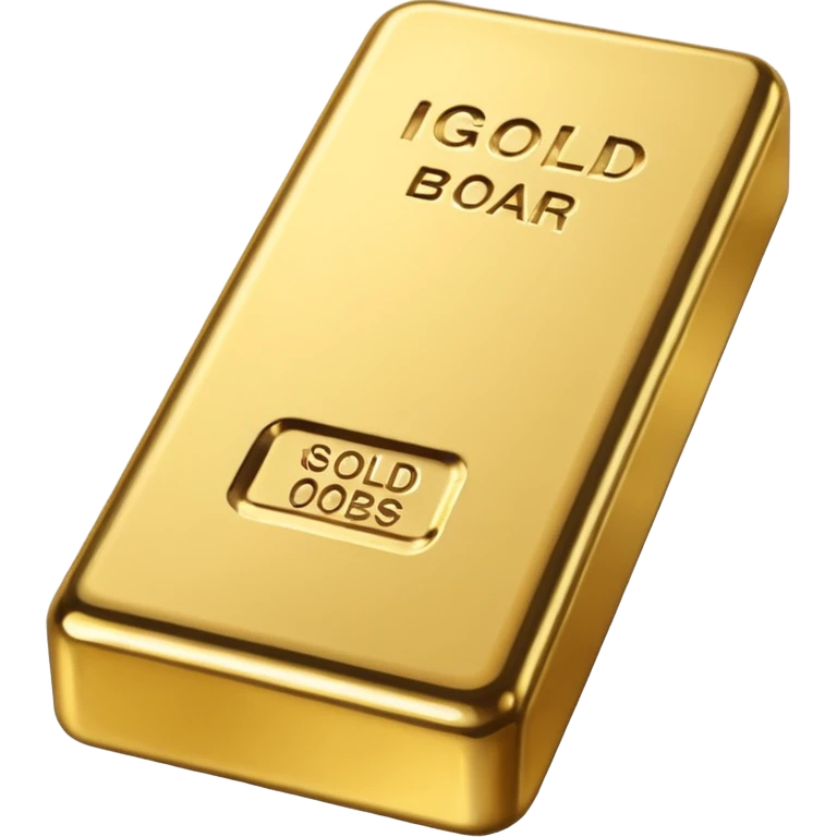 Gold bar emoji
