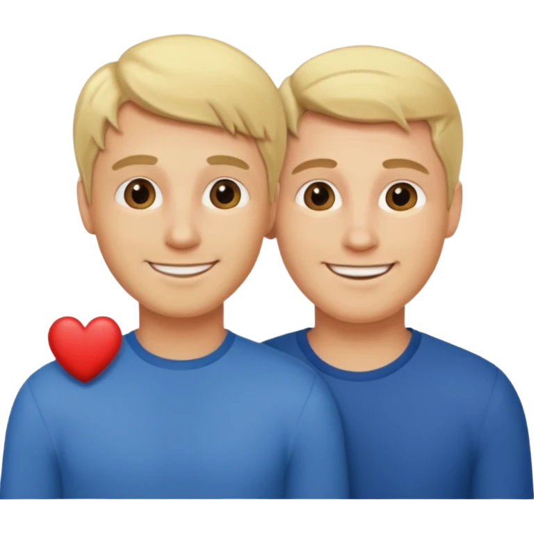 Liebespaar blonder man emoji