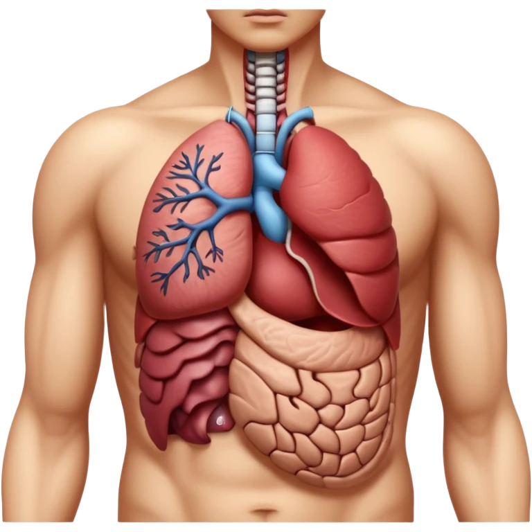 1.2 Torso & Organs 🫀 🫁 🍖 emoji
