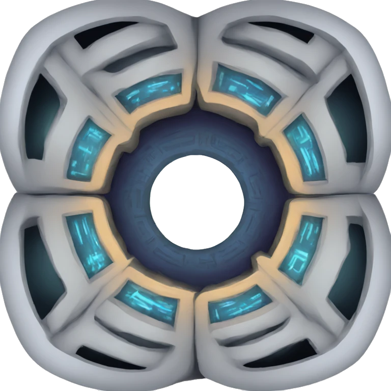 digital multi dimensional portal emoji
