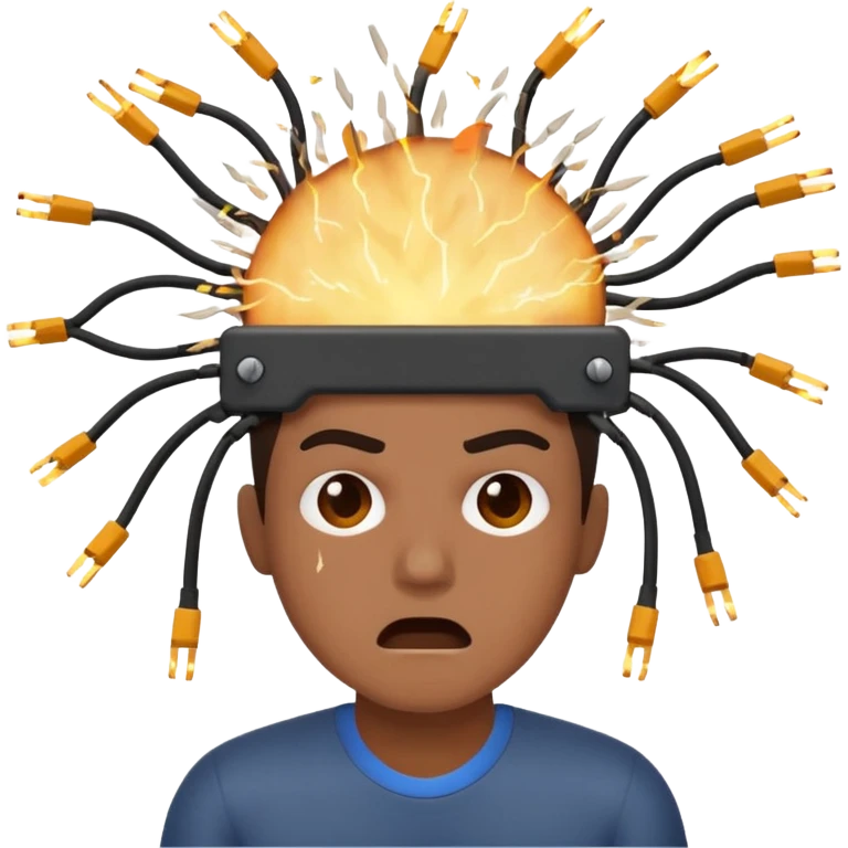 programmer pusing kepala meledak emoji