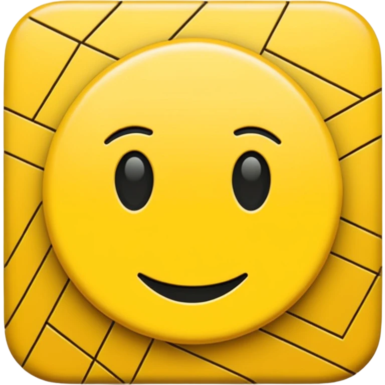 Yellow artwork emoji